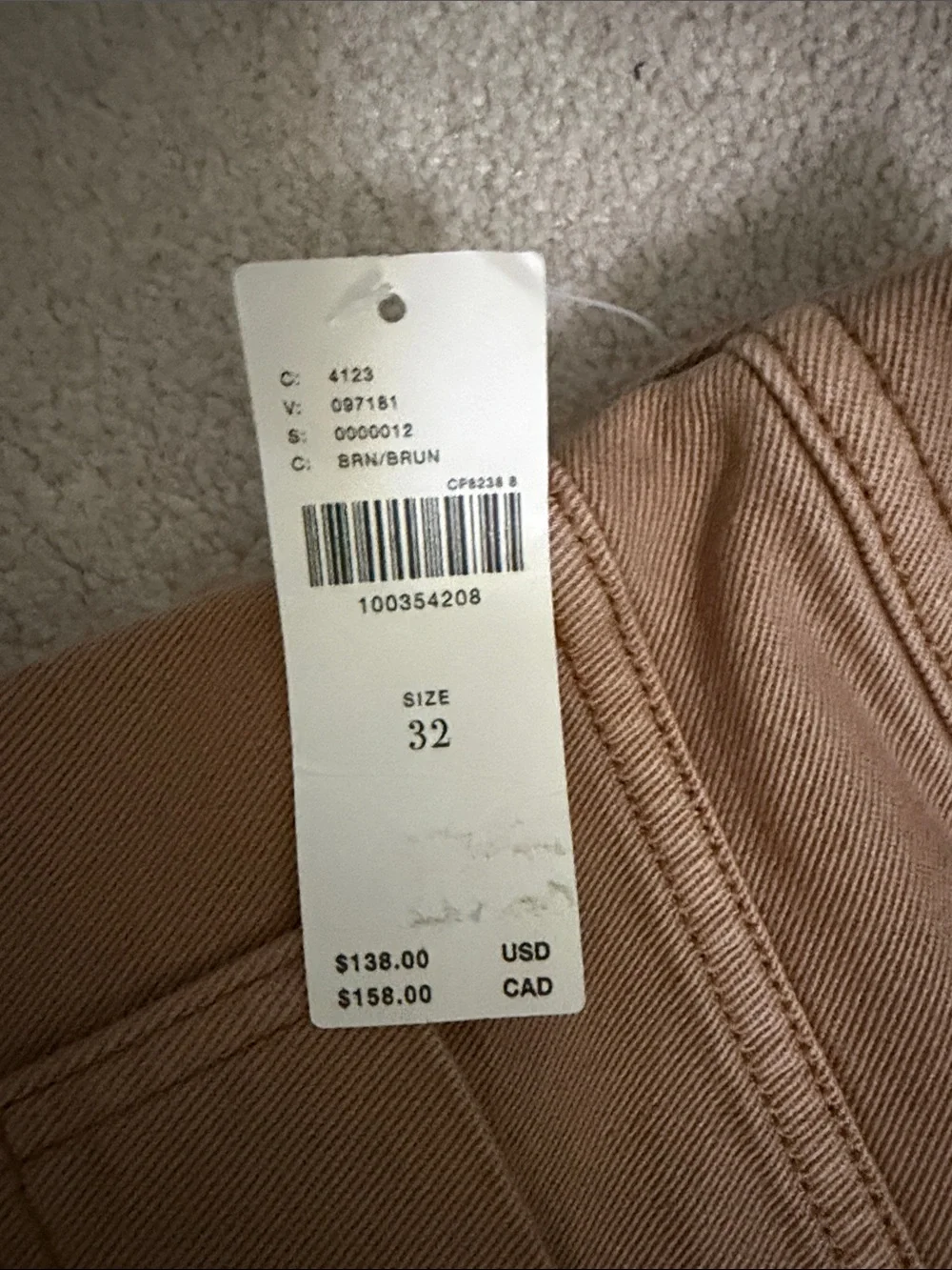 Pilcro high rise Wide-Leg Jeans in Brown